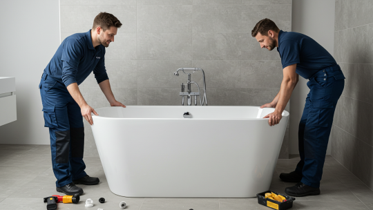 Installer une baignoire facilement : guide étape par étape