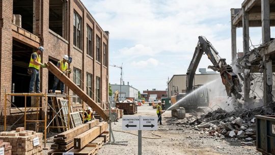 Déconstruction ou démolition : quelle différence pour votre projet ?