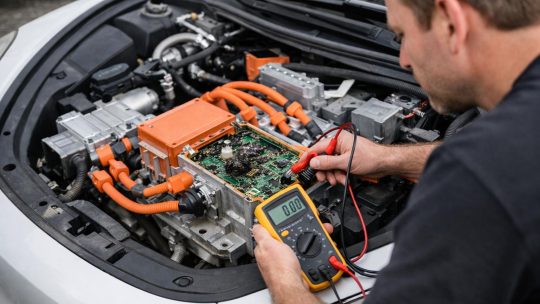 Diagnostiquer une panne de convertisseur de tension sur une Tesla