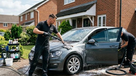 Intervention à domicile : le lavage intérieur et extérieur complet d’une voiture