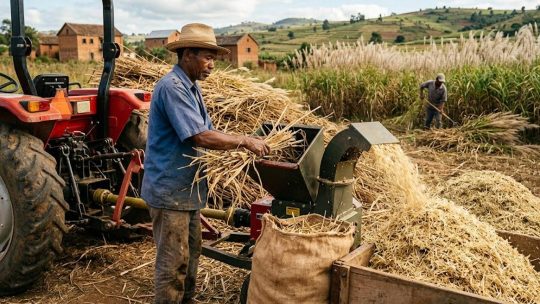 Le paillage de miscanthus : produire son propre paillis à la ferme