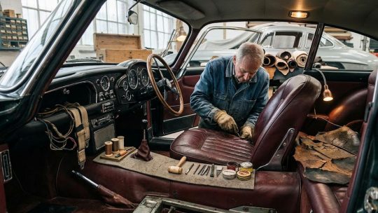 Restauration intérieur voiture ancienne : respecter l&rsquo;authenticité historique