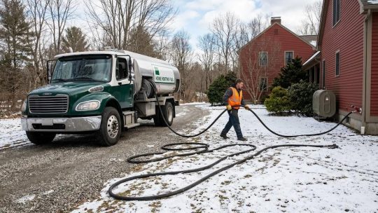 Tuyau de livraison de fioul : quelle longueur maximale le camion possède-t-il ?