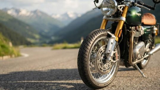 Pneu de moto néo-rétro : allier design vintage et performances modernes