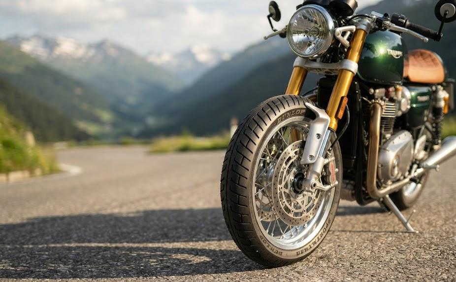 Pneu de moto néo-rétro : allier design vintage et performances modernes