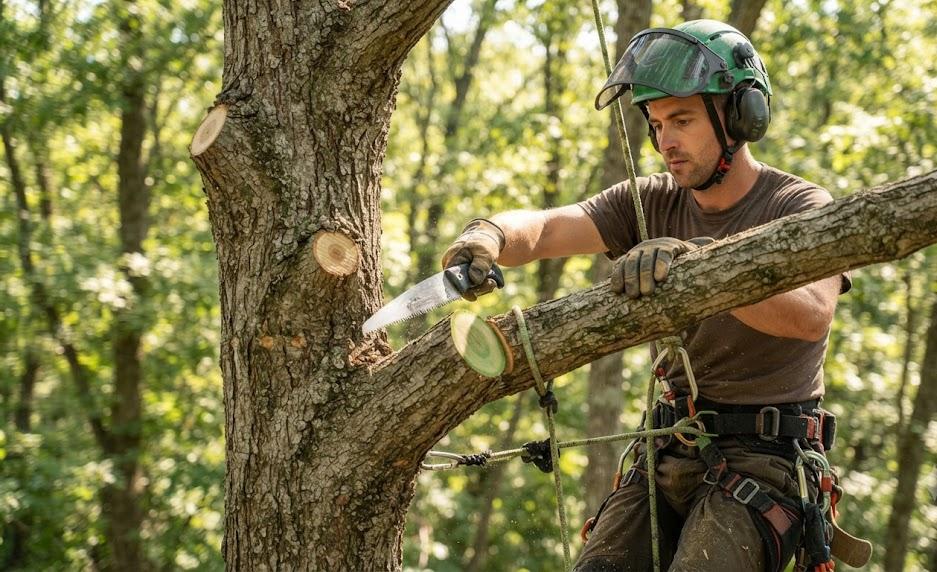 Taille des arbres : les techniques pour éviter les déchirements de l&rsquo;écorce