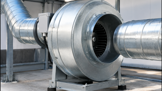 Condenseur centrifuge pour gaine d&rsquo;extraction