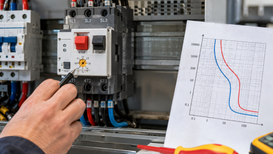 Disjoncteur moteur magnéto-thermique : comprendre la courbe de déclenchement