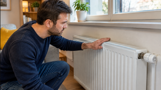 Pression eau basse : radiateurs du haut froids