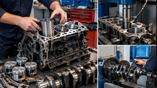 Refaire un moteur d&rsquo;origine à neuf : rectification et équilibrage