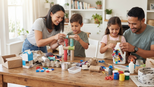 Bricolage facile : activités manuelles avec de la récupération