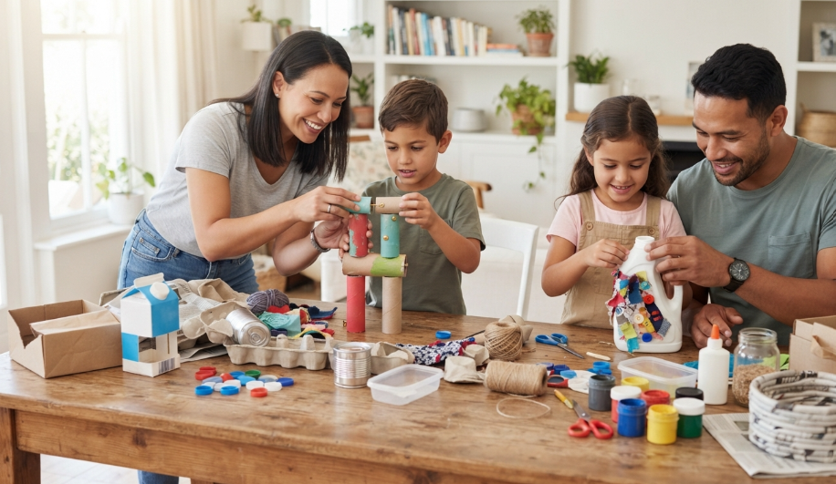 Bricolage facile : activités manuelles avec de la récupération