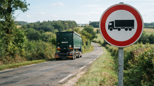 Poids autorisé voirie : limite tonnage