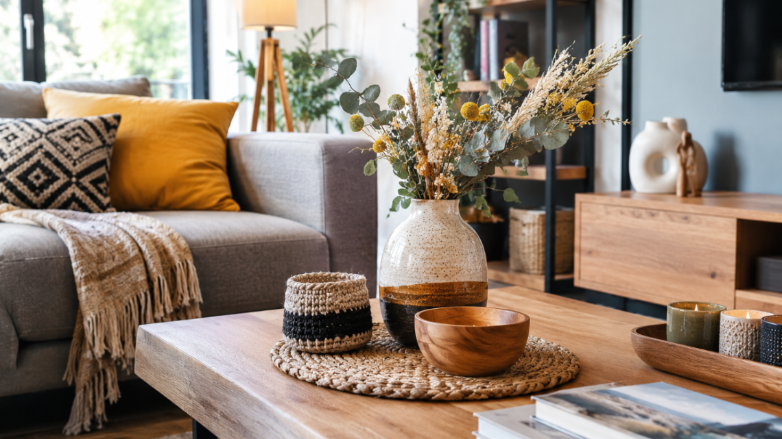 Déco : intégrer des objets fait main dans un intérieur moderne