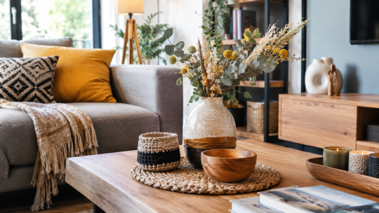 Déco : intégrer des objets fait main dans un intérieur moderne
